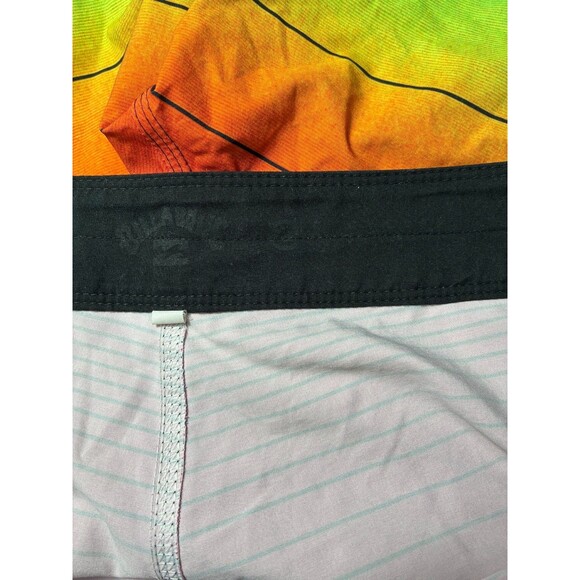 Billabong Men's Swim Trunks Rainbow Ombre Board Shorts Size 34 - Picture 6 of 6